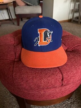 Vintage Durham Bulls D Logo Hat - Navy & Orange